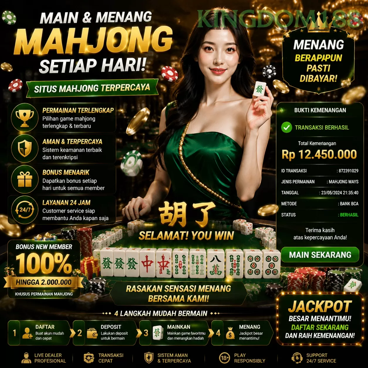 WELCOME BONUS NEW MEMBER 50_ promotion image